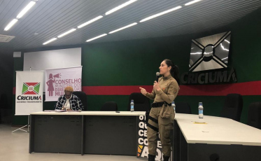 Conselho e PM discutem aplicativo de denúncia para violência doméstica