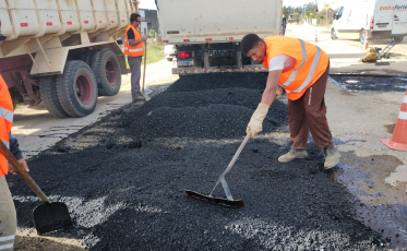 Içara: Acesso Sul recebe operação tapa-buracos nesta sexta-feira