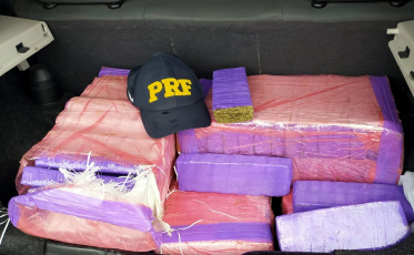 Araranguá: 100kg de maconha são apreendidos pela PRF