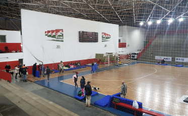 Famílias abrigadas no Ginásio Municipal recebem atendimento médico