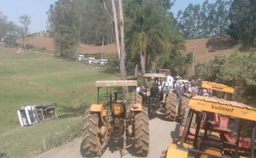 Siderópolis: Após óbito de motorista, moradores fazem protesto na Linha da Boit 