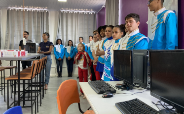 Espaço maker da Escola Tranquillo Pissetti é inaugurado