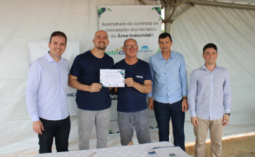 Governo de Morro da Fumaça entrega terrenos da Área Industrial I