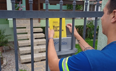 Trato por Criciúma compartilha materiais informativos com moradores do São Luiz e Grande Próspera