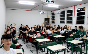 Volta às aulas: Colégio Unesc realiza recepção calorosa para os alunos e familiares