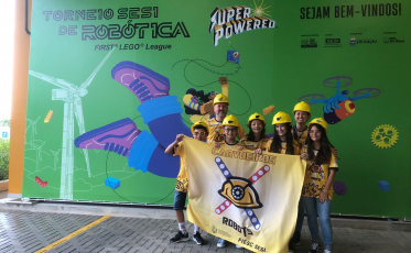 Cidade carbonífera tem três equipes no Torneio SESI de Robótica FLL