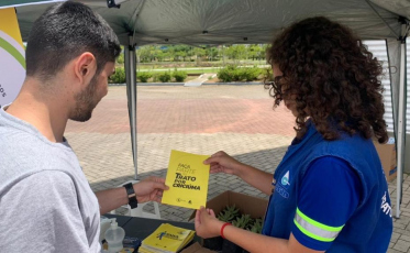 Trato por Criciúma realiza ação socioambiental no Parque Altair Guidi