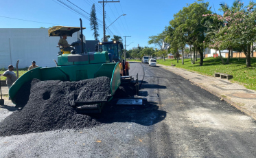 Em pavimentação asfáltica, Avenida Procópio Lima estará bloqueada até terça-feira