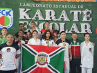 Karatê de Criciúma conquista vinte medalhas no Campeonato Escolar Estadual