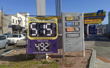 Criciúma: preço da gasolina já reduz nas bombas 