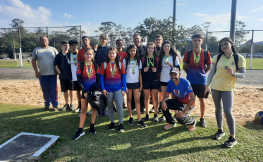 Equipe de atletismo de Nova Veneza conquista mais de 30 medalhas