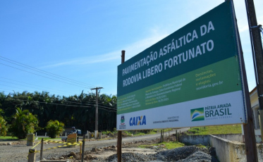 Morro da Fumaça: pavimentação da Rodovia Líbero Fortunato deve ser entregue até o fim do ano