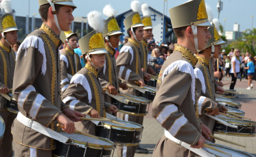 Semana da Pátria inicia com cerimônia de Troca da Bandeira do Brasil em Criciúma