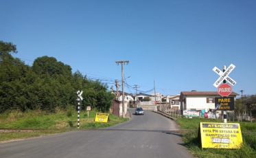 Ferrovia realizará intervenções para manutenção na linha férrea no bairro Rio Maina em Criciúma