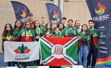 Olesc: Criciúma conquista 12 medalhas no terceiro dia de disputas