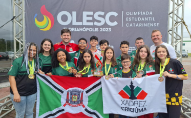 Criciúma encerra participação na Olimpíada Estudantil Catarinense
