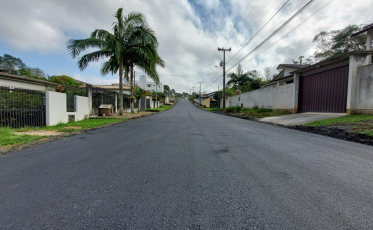 Prefeitura de Criciúma pavimenta ruas do Loteamento Vila D'oro