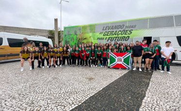 Delegação de Criciúma embarca para disputa da 22ª edição da Olimpíada Estudantil Catarinense