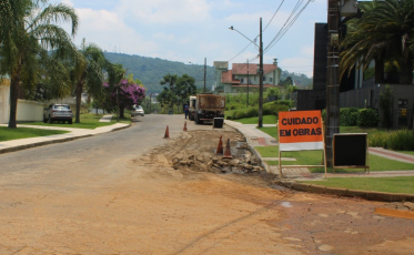 Prefeitura de Criciúma revitaliza rua Léo Lombardi
