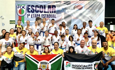 Criciúma conquista 16 medalhas na 1ª etapa do Campeonato Catarinense de Karatê Escolar