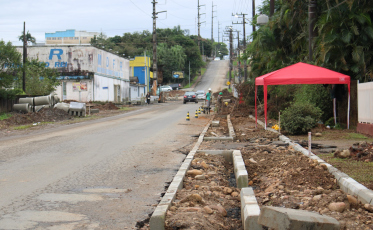 Criciúma: prefeitura inicia implantação de acessibilidade no bairro São Defende