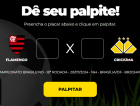 Bolão Bistek: dê o seu palpite para Flamengo x Criciúma