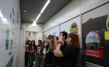 Em visita técnica, estudantes chilenos conhecem as unidades de saúde de Criciúma