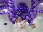 Novembro Roxo: Polvo gigante na Unimed Criciúma reforça a prevenção e os cuidados com bebês prematuros