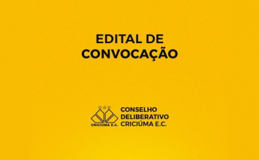 Eleição do Criciúma EC será em 15 de janeiro