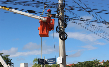 Criciúma realiza mutirão para manutenção da iluminação pública