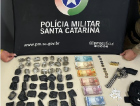 Polícia Militar faz apreensão em ponto de tráfico em Forquilhinha