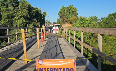 Criciúma: Ponte no bairro São Francisco é parcialmente interditada 