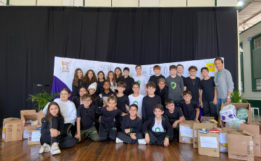 Campanha 'Ressignificando a Páscoa para fazer o bem' promove arrecadação de donativos no Colégio Satc