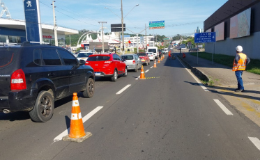 Obras do Binário III interditam ruas em Criciúma