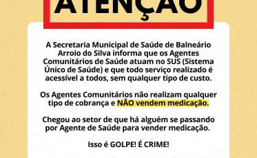 Atenção: Agentes de Saúde não vendem medicação