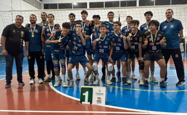 Vôlei de Forquilhinha é campeão da etapa microrregional dos Joguinhos de SC 