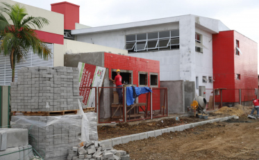 Obras de reforma e ampliação na Escola Municipal José Rosso têm previsão de serem finalizadas até outubro