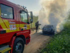 Incêndio destrói veículo em Içara
