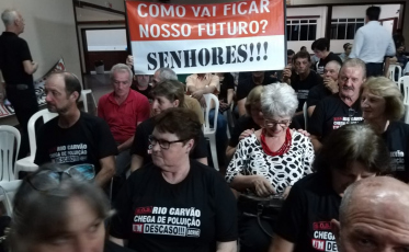 Audiência Pública evidencia insatisfação no Rio Carvão