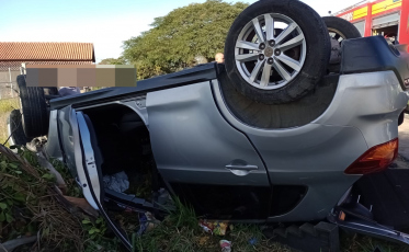 Gravatal: cinco pessoas ficam feridas em acidente envolvendo dois veículos