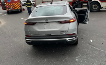 Em acidente envolvendo dois veículos, quatro pessoas ficam feridas em Criciúma