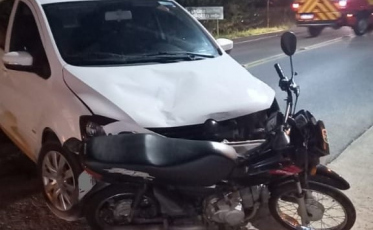 Cocal do Sul: motociclista fica ferido após colisão na SC-108