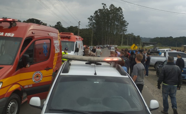 Turvo: adolescente cai de trator e fica em estado grave