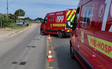 Grave acidente em SC mata motociclista de 40 anos