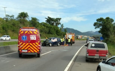 Acidente com morte em Tubarão