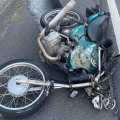 Motociclista morre em grave acidente com caminhão no Anel Viário de Criciúma