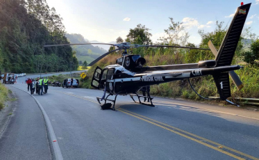 Sarasul atende motociclista em estado grave após acidente