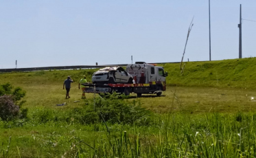 Içara: Acidente de trânsito na BR-101 deixa motorista gravemente ferido 