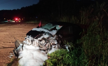 Colisão frontal resulta na morte de um homem na BR-280