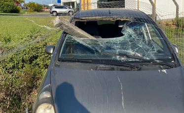 Acidente deixa duas pessoas feridas em Araranguá